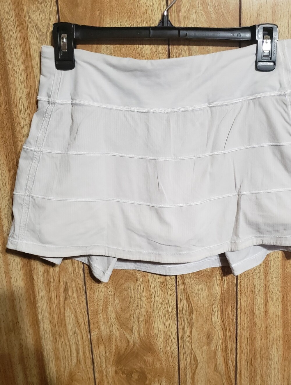 Lululemon White Pace Rival Tennis Skort